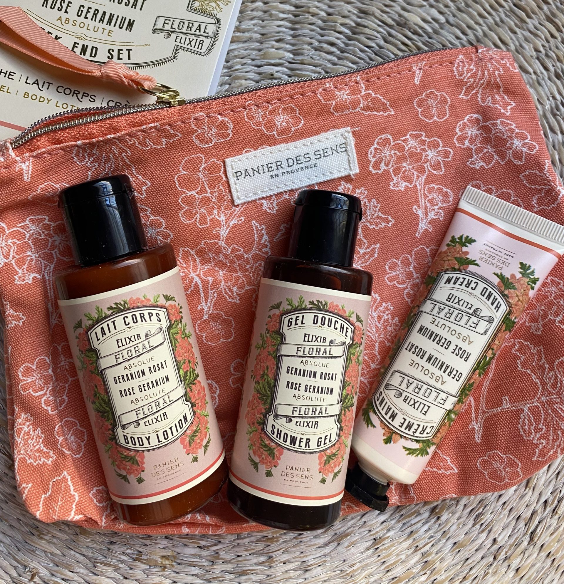 Gel de ducha Rosa Geranio Panier des Sens scaled e